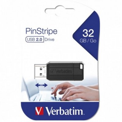 USB FLASH 32GB VERBATIM pinstripe