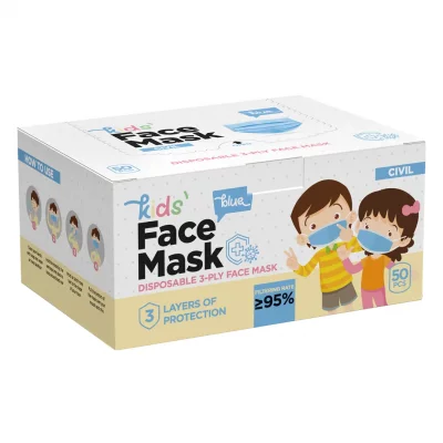 Dečja zaštitna maska za jednokratnu upotrebu DFM KIDS 50
